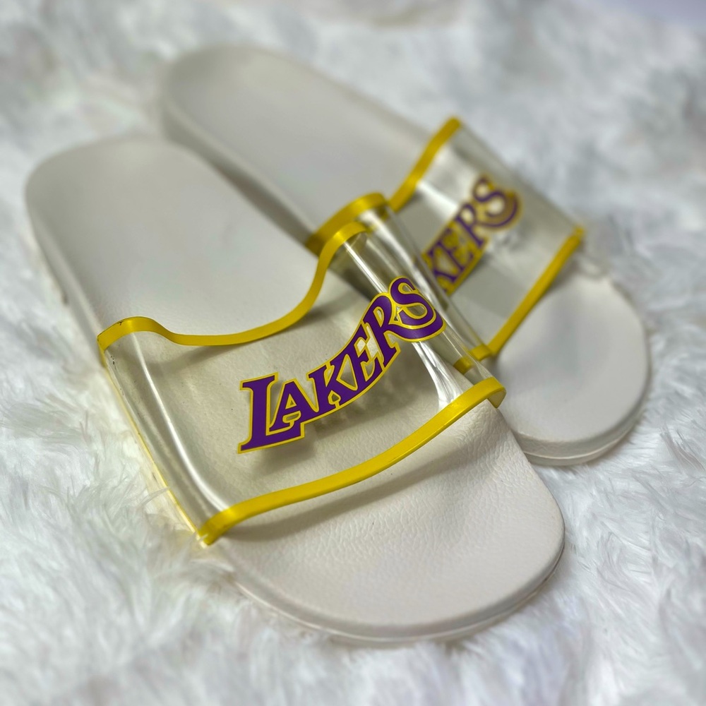 Lakers Women’s Slides Slip Ons Sandals